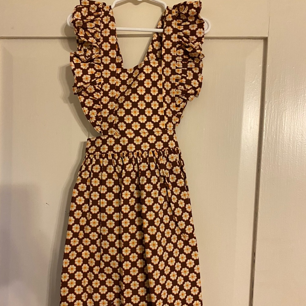 Eleanor Rose Fall Pinafore NEW 5/6
